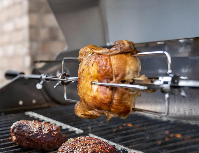 Monument Grills Larger 4-Burner Propane Gas Grills Stainless Steel with Rotisserie Kit(2 Items), photo 3 of 6