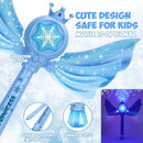 Bubble Machine for Kids, Automatic Electric Frozen Toys for Girls Princess Bubble Wand Maker Blower, Musical&Light Up Bubble Toys for Toddlers Outdoor, 3 4 5 6 7 8 Year Old Gifts by TinyTreasures Baby Boutique