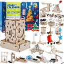 Christmas Advent Calendar 2024 Stem Kits Calendar for Kids Boys- 24 Days Christmas Countdown Educational Projects Crafts Advent Calendar Wooden Puzzles Xmas Surprise Gift for Kids Teens by TinyTreasures Baby Boutique