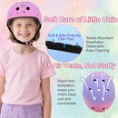 Kids Bike Helmet with DIY Stickers and Knee Pads Elbow Pads Wrist Guard Set for Ages 3-8-14 Toddler Boys Girls Helmet for Roller Skates Cycling Skateboarding Bicycle Scooter by TinyTreasures Baby Boutique