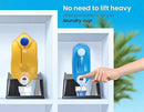 Skywin TidyFriend Laundry Detergent Holder Stand Organizer and Drip Tray for Washing Room Organization - 3 Pack Laundry Soap Holder for Liquid Detergent, Detergent Stand (Black) by CozyNest Decor