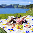 Poedist Extra Large Picnic Blanket Waterproof,80"x 80"Foldable Machine Washable Beach Blanket,Outdoor Blanket for 6-8 Adults,Suitable for Indoor Crawling,Park Beach,Camping,Hiking,Family Travel(Mini by TinyTreasures Baby Boutique