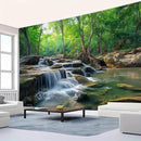 BSFHH Nature Tapestry Forest Tree Sea Cave Wall Hanging, Stream Through Rainforest Landscape Wall Art Tapestry for Bedroom Living room (Creek, 90"×70", Unframed) by CozyNest Decor