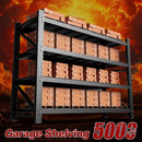 5000LBS Metal Steel Storage Shelves - 60" W Black 4 Tier Heavy Duty Rack Commercial Industrial Shelving with Adjustable Shelf for Basement Garage Warehouse - 60" W x 24" D x 70" H by GreenHaven Gardens