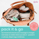 LaVie On The Go Lactation Massager for Breastfeeding, Nursing, Pumping, Support for Clogged Ducts, Mastitis, Engorgement During Travel by TinyTreasures Baby Boutique