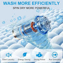17Lbs Portable Washing Machine with10 Washing Programs, 2.2 Cu. Ft. Full Automatic Washer and Spinner Combo, Compact Laundry Washer Spinner for Apartment RV Dorm (2.2Cu. Ft) by CozyNest Decor