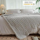 Esterra Chunky Knit Throw Blanket Newly Upgraded Heavy Tighter Version, Handmade Chenille Throw Super Soft, Thick Yarn Cable Knit Crochet Throw Blanket for Couch Bed Sofa (50"x60" Light Grey) by CozyNest Decor