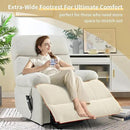 Power Lift Chair Recliners for Elderly, Overstuffed Electric Lift Recliner Chair with Widened Footrest Side Packets for Living Room Bedroom by CozyNest Decor