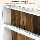 Nisorpa 3 Tier Spice Rack Wall Mount, Rustic Burnt Wood Wall Hanging Spice Rack Kitchen Spice Shelf Organizer for Seasoning Jars or Condiment Bottles, 19.68 x 3.35 x 21.25 Inches by CozyNest Decor