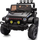 24V Kids Ride on Car, Kids Electric Vehicles Car Ride on Toy Truck for Toddlers w/Remote Control, 400W Motor - Black by TinyTreasures Baby Boutique