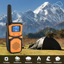 WokTok Rechargeable Long Range 2 Pack Walkie Talkies - 22 Channels VOX Scanning LCD Display - Ideal for Family Camping and Hiking by TinyTreasures Baby Boutique