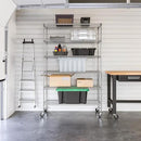 Seville Classics UltraDurable Heavy Duty NSF Solid Steel Wire Rack Storage Unit Wheels, 6-Tier Shelving, 48" W x 18" D by CozyNest Decor