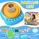 Vinkp Pottery Wheel for Kids - Complete Pottery Painting Kit Arts and Crafts for Kids Ages 8-12 with Air Clay Art Supplies for Girls Boys Toys Birthday Christmas Gifts for 6 7 8 9 10 11 12 - Blue by TinyTreasures Baby Boutique