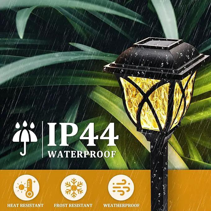 GIGALUMI Solar Lights Outdoor Waterproof, 8 Pack LED Solar Garden Lights, Solar Lights for Outside, Garden Decor for Yard, Patio, Landscape, Planter, Walkway (Warm White), photo 8 of 9
