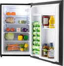 RecPro 3.3 Cu Ft 12V RV Refrigerator | Black Fridge with Adjustable Shelves, 18-Can Door Storage, Reversible Door | 7 Temp Settings, Frost-Free | Ideal for RVs & Small Spaces by CozyNest Decor