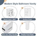 24 Inch Bathroom Vanity with Ceramic Sink