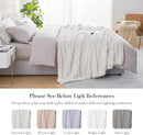 Amélie Home Faux Fur Throw Blanket for Couch, Cozy Fuzzy Fluffy Fur Luxurious Soft Striped Plush Gift Blankets for Family Sofa Chair Bed Living Room Bedroom, 60"x80", Ivory by CozyNest Decor