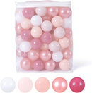 GOGOSO Ball Pits Balls for Toddlers Pack of 50 100 200 Plastics Shape Ball Non-Phthalate Non-BPA Non-Toxic 2.2-Inch Crush Proof Play Balls by TinyTreasures Baby Boutique