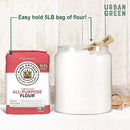 Urban Green Glass Jars with Airtight Lids, Airtight Glass Canisters with Locking Lids, (Bamboo-1Gal) by CozyNest Decor