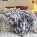 GONAAP Fuzzy Faux Fur Throw Blanket Tie-dye Marble Black Super Soft Cozy Plush Fuzzy Shaggy Blanket for Couch Sofa Bed (Tie-dye Marble Black, Throw(50"x60")) by CozyNest Decor