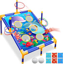 Animal Bean Bag Toss Game Toy Outdoor Toss Game, Family Party Party Supplies for Kids, Gift for Boys Birthday or Christmas for Toddlers Ages 3 4 5 6 Year Old by TinyTreasures Baby Boutique