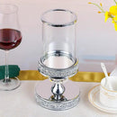 Candle Holder for Pillar Candle, Pillar Candle Holders for Wedding, Coffee Dining Table, Christmas, Table Centerpieces, Home Décor ZXC048D (1 Crystal Ball) by CozyNest Decor