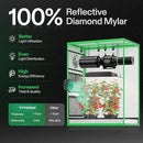 VIVOSUN S3018 30"x18"x36" Grow Tent, High Reflective Mylar with Observation Window and Floor Tray for Hydroponics Indoor Plant for VS1000 by GreenHaven Gardens
