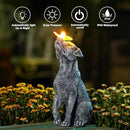 Goodeco Dog Statue with Solar Butterfly - Ideal Gifts for Dad, Mom or Birthdays, Beautifully Crafted Outdoor Decorations to Wow Your Guests by GreenHaven Gardens