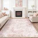 Pink Rugs for Bedroom Girls: 5x7 Washable Large Modern Soft Area Rug Indoor Non-Slip Cute Carpet for New Parents Aged 25-45 - Living Room Nursery Kids Playroom Preppy Room Baby Room Decor by TinyTreasures Baby Boutique