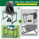 ikkle 838LB+ Capacity Garden Kneeler and Seat - Ultra Heavy Duty Stool Bench with Thick Soft Pad, Gift for Gardeners by GreenHaven Gardens