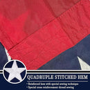 AZCOVER American Flag 8x12 FT Us Flag for Outside USA Heavy Duty Nylon American Flags for Outdoor with Embroidered Stars Sewn Stipes and Brass Grommets All Weather Lasting United States Flag by GreenHaven Gardens