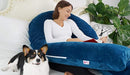Meiz Pregnancy Pillow, Pregnancy Body Pillow, Pregnancy Pillows for Sleeping, 65" Maternity Body Pillow for Pregnant Women with Velvet Cover, Blue by TinyTreasures Baby Boutique