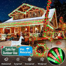 Heceltt 1600 LED 630 FT String Lights Outdoor, 8 Modes Christmas Lights Plug in, Waterproof Led String Lights with Timer and Memory for Christmas Home Party Tree Decorations (Red and Green)