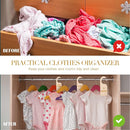 Patelai 25 Pieces Blank Wooden Clothing Rack Divider Closet Blank Organizers Hanger Separators Hanging Closet Divider with Marker Pen for Home Nursery Clothes by TinyTreasures Baby Boutique