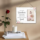 Great Grandma Picture Frame - Great Grandma Baby Announcement Gifts, Just When Grandmas Think Their Work Is Done Someone Calls Them Great Wooden Frame for Tabletop or Wall Hanging 4x6 Photo by TinyTreasures Baby Boutique