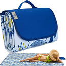 Beach Blanket Picnic Blanket Outdoor Mat Extra Large Waterproof Sand Proof Camping Blanket Lightweight Folding Portable Travel Blanket for Family Park Beach Grass, 79"x57" by TinyTreasures Baby Boutique