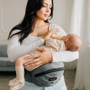 Tushbaby The Original Premium Quality Hip Seat Carrier – Safety-Certified Baby & Toddler Carrier with Secure Safety Buckles, No-Flimsy-Foam Design, Storage Pockets & Nursing Pillow. 0–3 yrs by TinyTreasures Baby Boutique