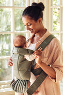 BabyBjörn Baby Carrier Mini, Woven, Dark Green by TinyTreasures Baby Boutique