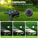 8-Pack Solar Spot Lights Outdoor, 59 LED Solar Lights Outdoor Waterproof, Outdoor Solar Lights for Yard with 3 Lighting Modes, Landscape Spotlights for Garden Pathway Driveway Walkway by GreenHaven Gardens