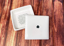 Baptism Gift, First Communion Gift, or Confirmation Gift – Square Ceramic Keepsake Box with Irish Blessing and Shamrock in Green by TinyTreasures Baby Boutique