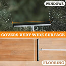 Lasnten 4pcs Double Foam Floor Squeegee for Concrete Industrial Floor Scrubber Stainless Steel Cleaning Squeegee with Rubber Heavy Duty Broom EVA Foam Blade for Garage Window Pool (18 Inch) by GreenHaven Gardens