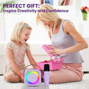 Karaoke Machine for Kids Toys for 4-12+ Year Old, Mini Portable Bluetooth Speaker with 2 Wireless Microphones, Birthday Party for Girls Boys by TinyTreasures Baby Boutique