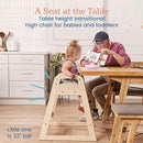 ECR4Kids ASATT High Chair, Toddler Chair, Antique White by TinyTreasures Baby Boutique