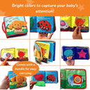 ToBe ReadyForLife Stimulating Baby Crinkle Books for 0-6 Months and 6-12 Months Infants - Toys Gift for 1 Year Old - Soft Cloth Animals Baby Books for Gifting by TinyTreasures Baby Boutique