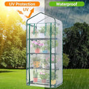 Mini Greenhouse for Outdoors Indoor: Ohuhu Small Green House with 4 Tier Shelves, Portable Plastic Greenhouses with Heavy Duty Transparent PVC Cover for Winter Garden Patio Backyard Porch Balcony by GreenHaven Gardens