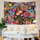 Lunerfex Mushroom Tapestry Pink Flowers Tapestry for Bedroom Aesthetic Tapestries Cute Floral Tapestries Wall Hanging for Bedroom and Living Room Decor Pink Flowers 60×80 Inches by CozyNest Decor