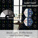 Kids Space Constellation Planets Blackout Curtains - 100% Blackout, Thermal Insulated, Noise Reducing, Perfect for Kids Room and Nursery, 2 Panels (Constellation Planets, W52×L63) by TinyTreasures Baby Boutique