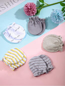 24 Pairs Newborn Baby Mittens Unisex Cute Glove No Scratch Baby Mittens Gloves for 0-6 Months Boys Girls by TinyTreasures Baby Boutique