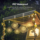 Firework Lights, 8 Pack LED Copper Wire Fireworks Lights Fairy Lights Christmas Fireworks Hanging Dimmable String 8 Modes Waterproof with Remote Control for Christmas Wedding Garden by GreenHaven Gardens