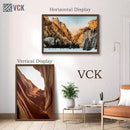 VCK 27x40 Brown Poster Frame 3 Pack, Wood Picture Frame with Exclusive Wood Grain, Wall Mounting Hanging by CozyNest Decor